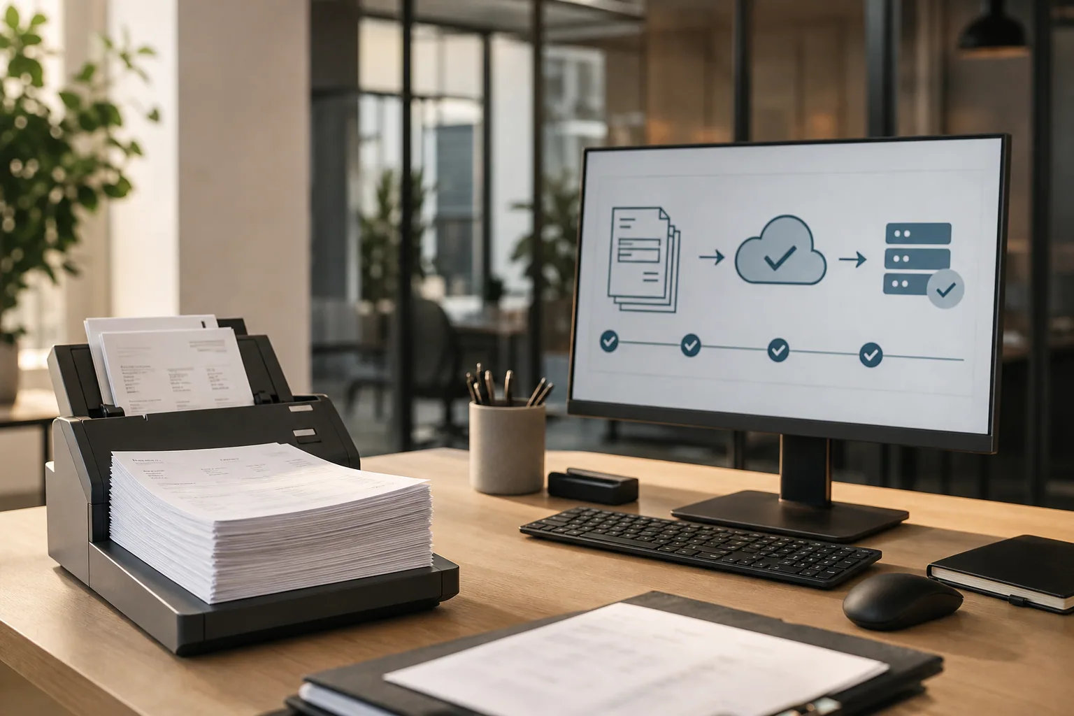 Touchless bilag uden ERP-støj – Servicevirksomhed, Danmark